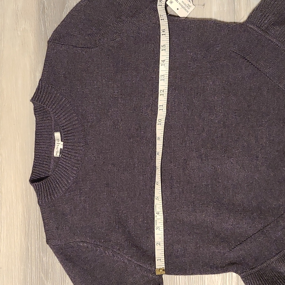 💝Maisie Grey Ruffle Knit Sweater - Picture 10 of 12
